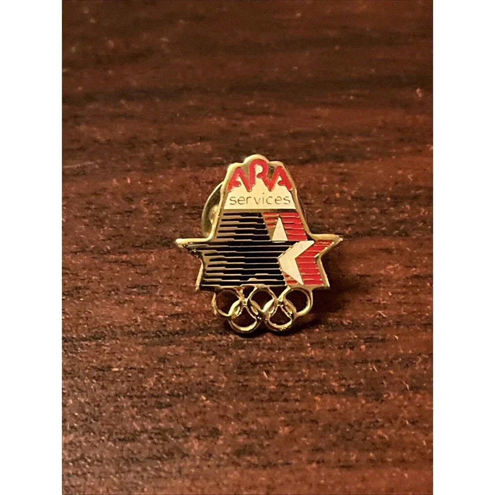 1984 Los Angeles Olympics‎ ARA Services Lapel Hat Pin